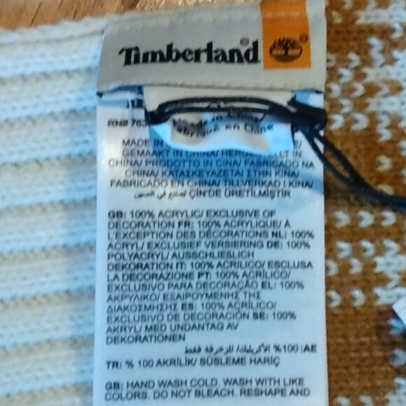 Timberland Plaid Scarf - Picture 3 of 5